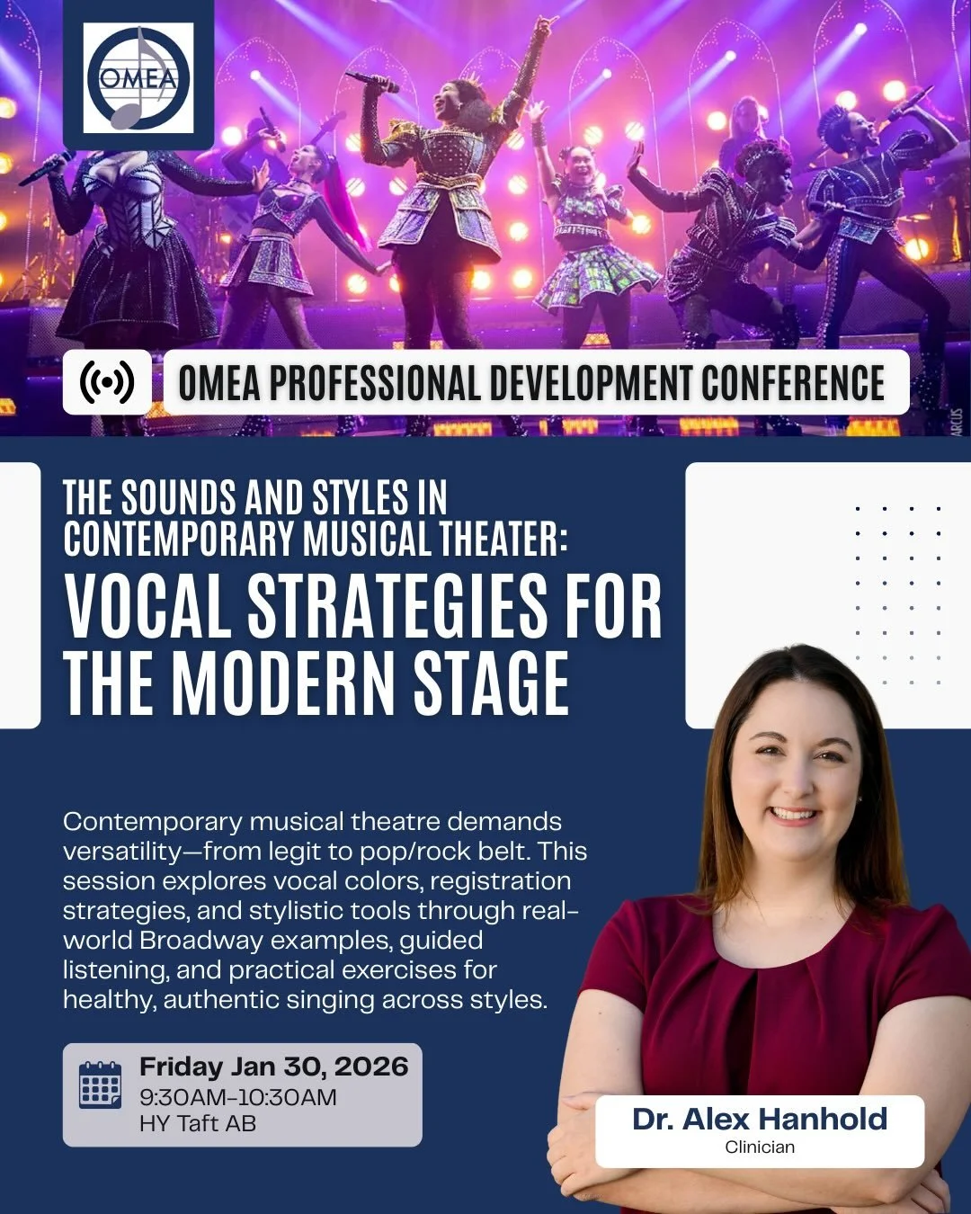 One week from today! 🎶
I&rsquo;m looking forward to sharing two sessions at the Ohio Music Education Association&rsquo;s 2026 Professional Development Conference. Excited to catch up with colleagues and see some familiar faces! Hope to see you there
