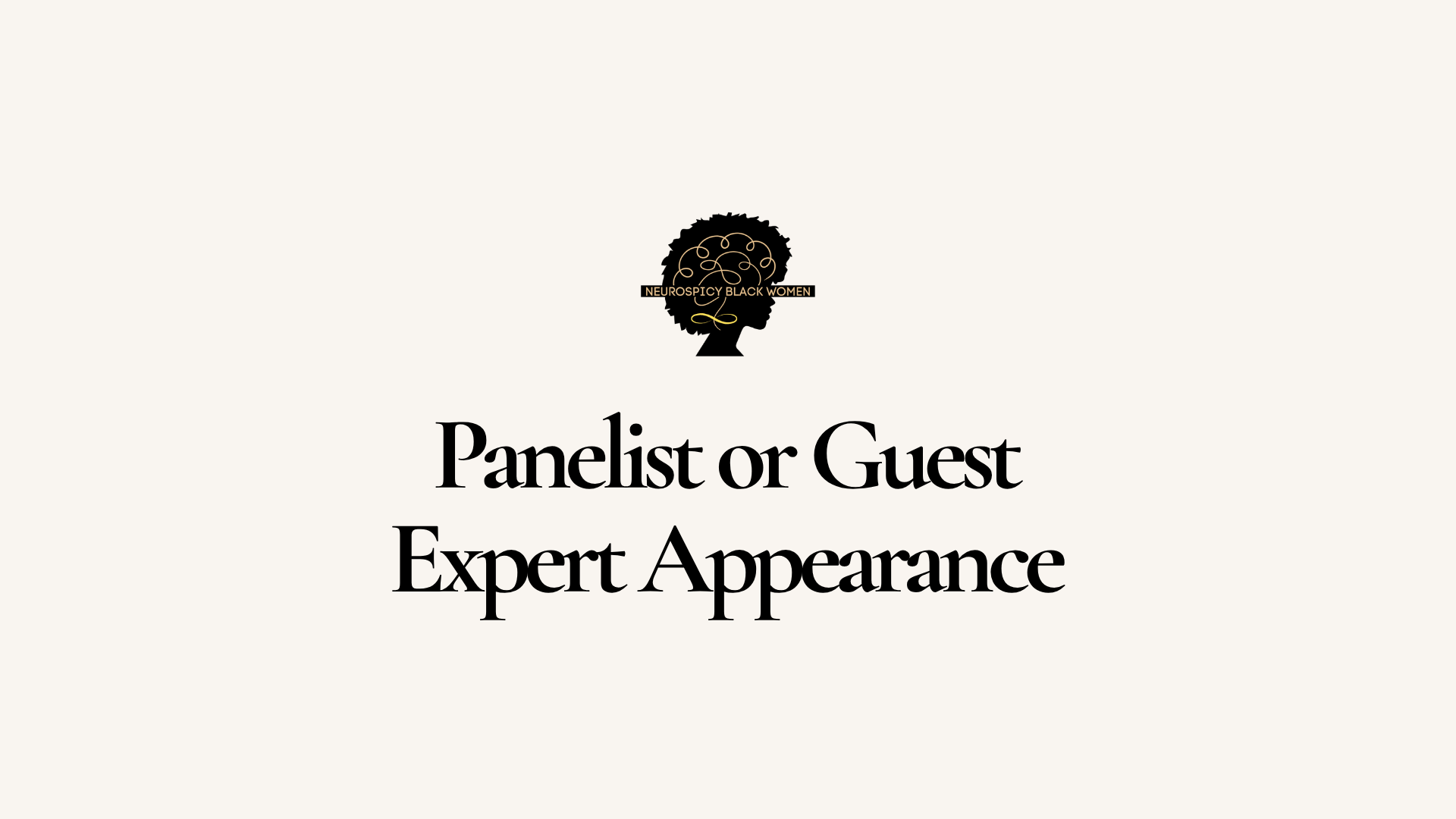 Panelist or Guest Expert Appearance