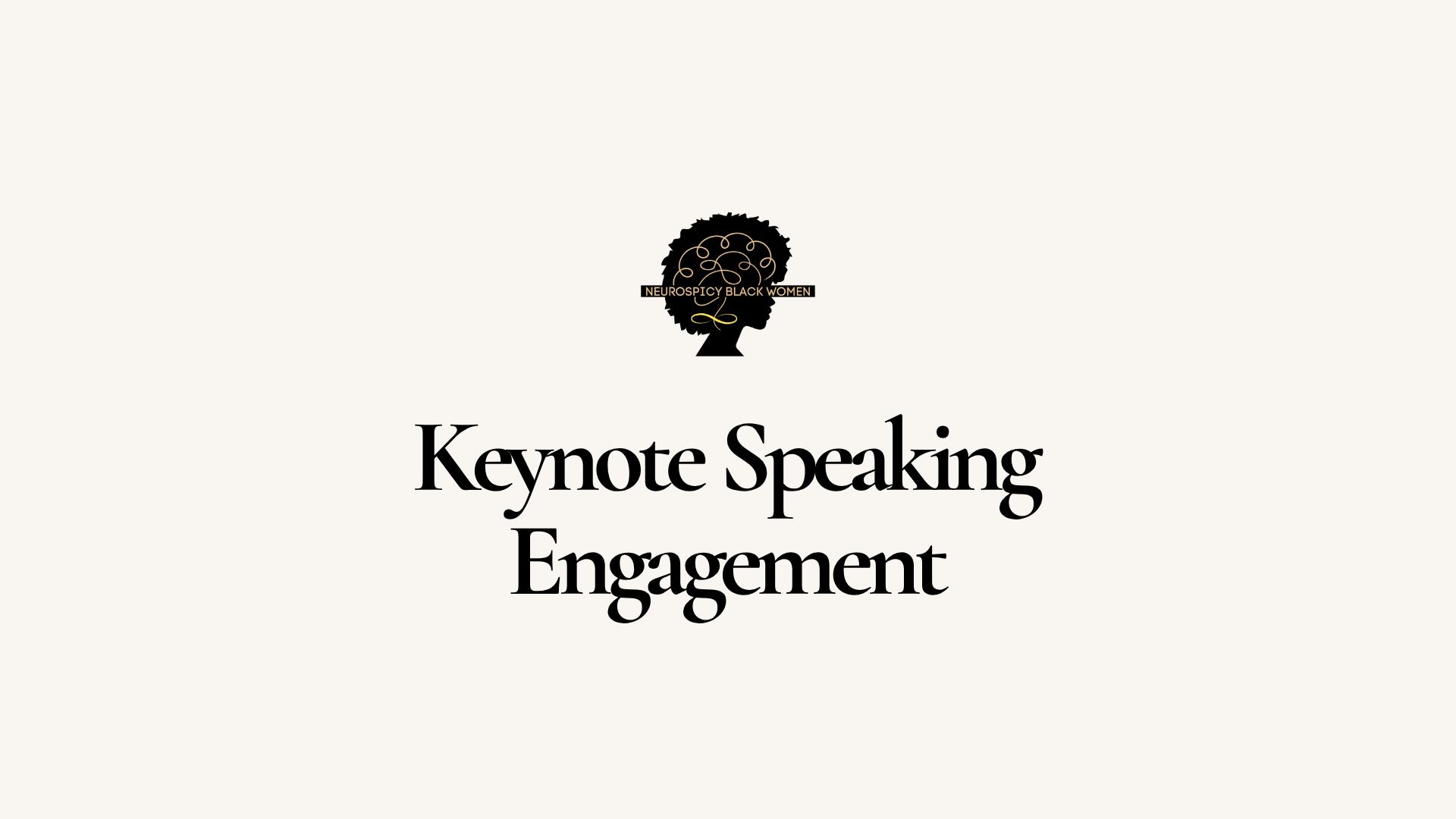 Keynote Speaking Engagement