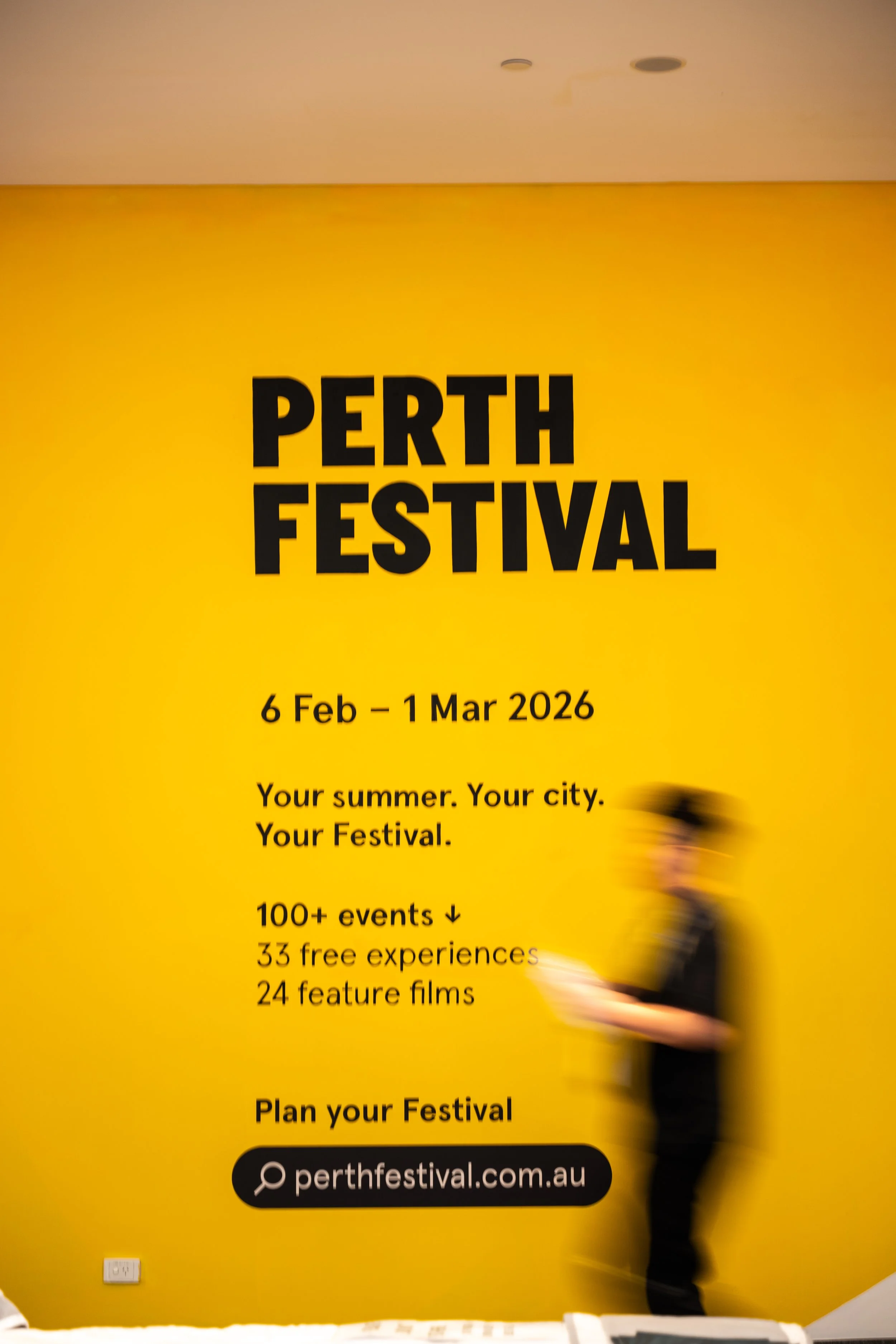 Perth Festival 2026 Program Mural