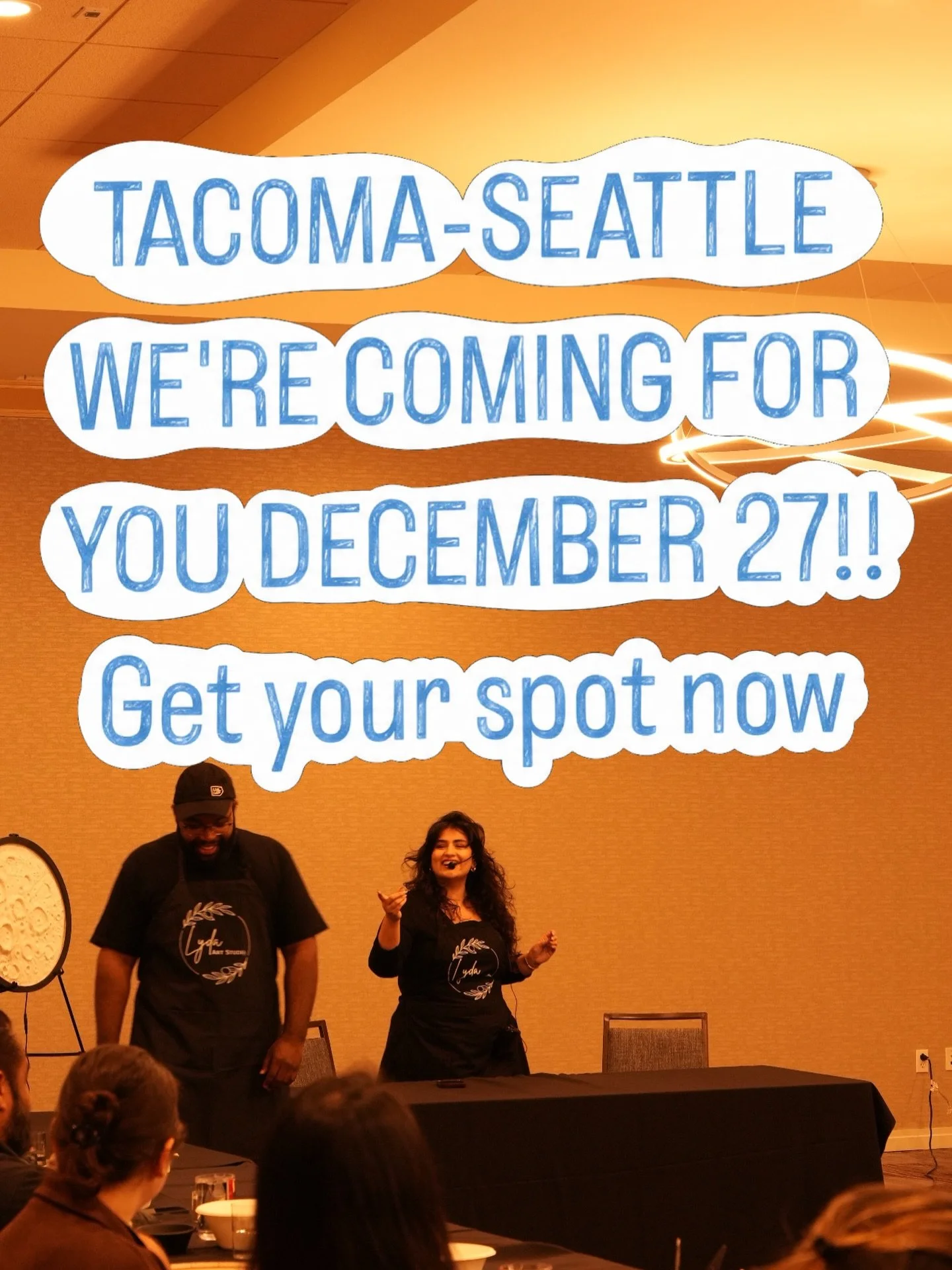 Hey Tacoma and Seattle friends! We're coming to town! This December 27 for a one day event. Spots are selling fast, book yours now! We can't wait!✨🌕