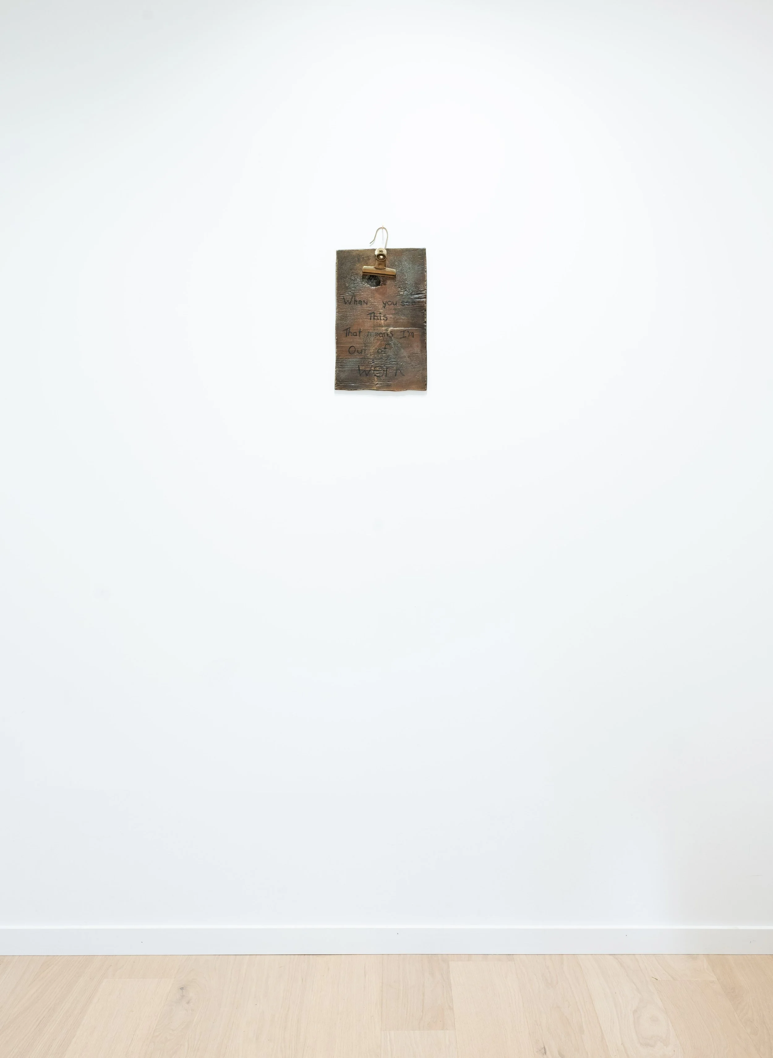 The Gift, 2025, Bronze 325 x 210 x 75 mm
Photo credit Marc Blake