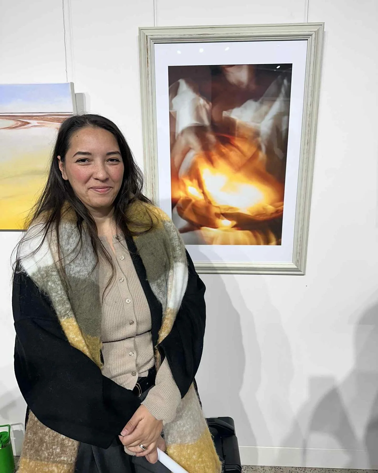 You can catch one of my artworks on display at @gallerym_287 as part of the new exhibition LIGHT_LIGHTNESS_&amp; the EPHEMERAL. The name is &ldquo;Aure&rdquo; and it holds deep meaning in my journey of finding my voice as an artist.

When I first saw