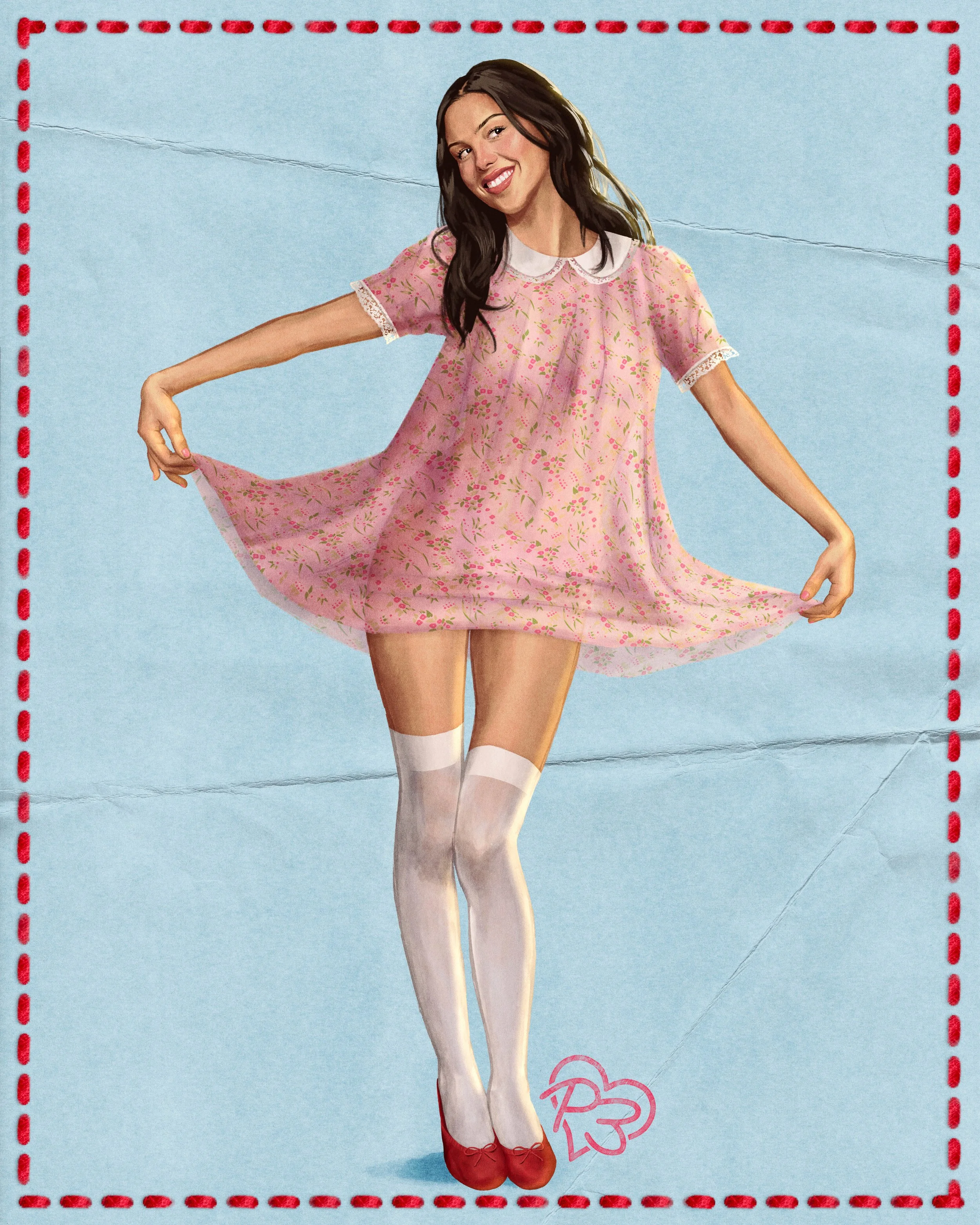 You seem pretty in pink Individual Print
