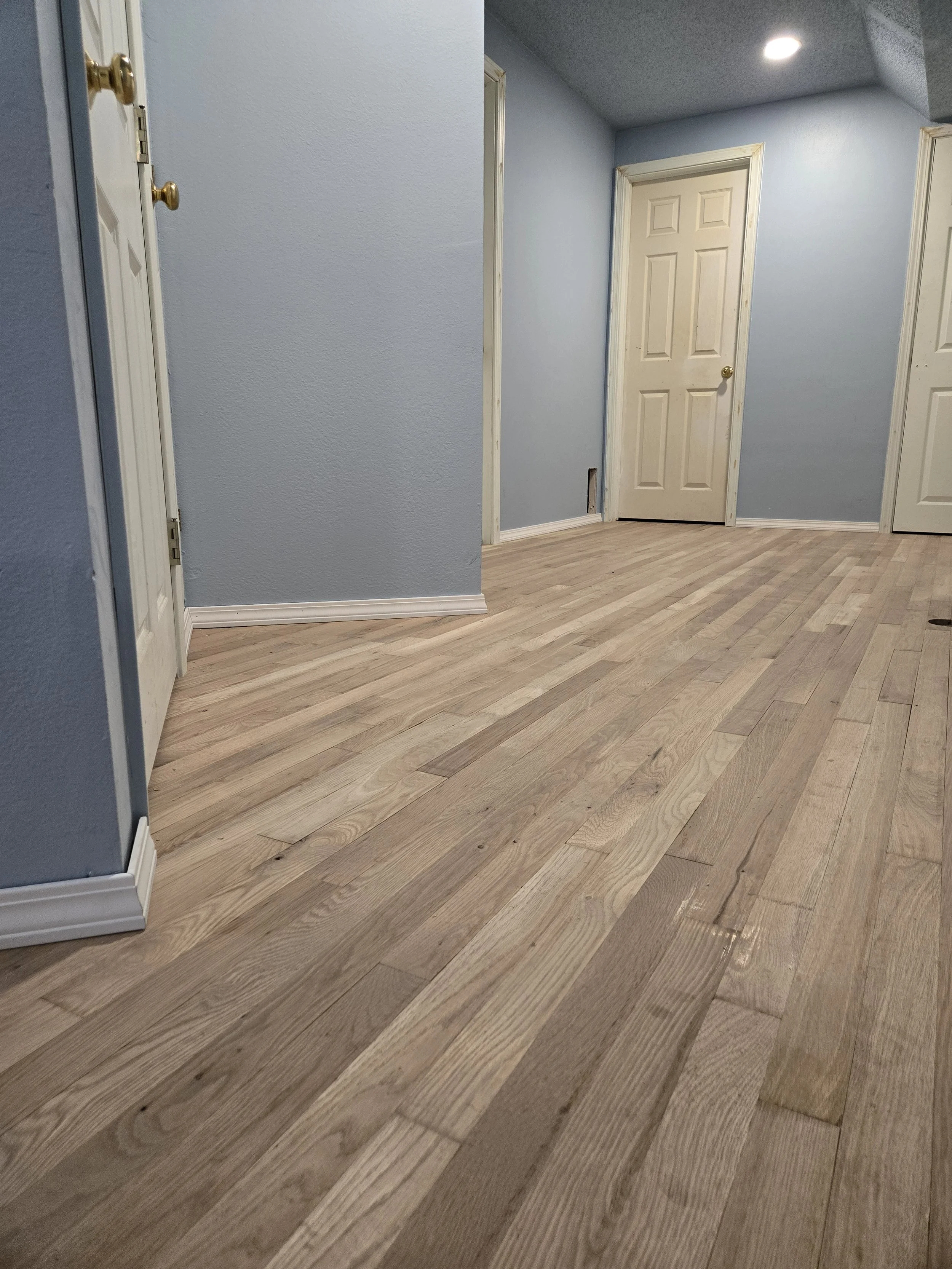 Home remodel hardwood flooring install