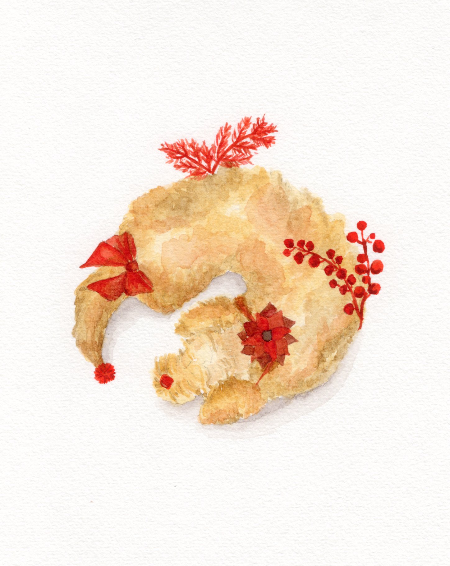 Autumn's Christmas Wreath