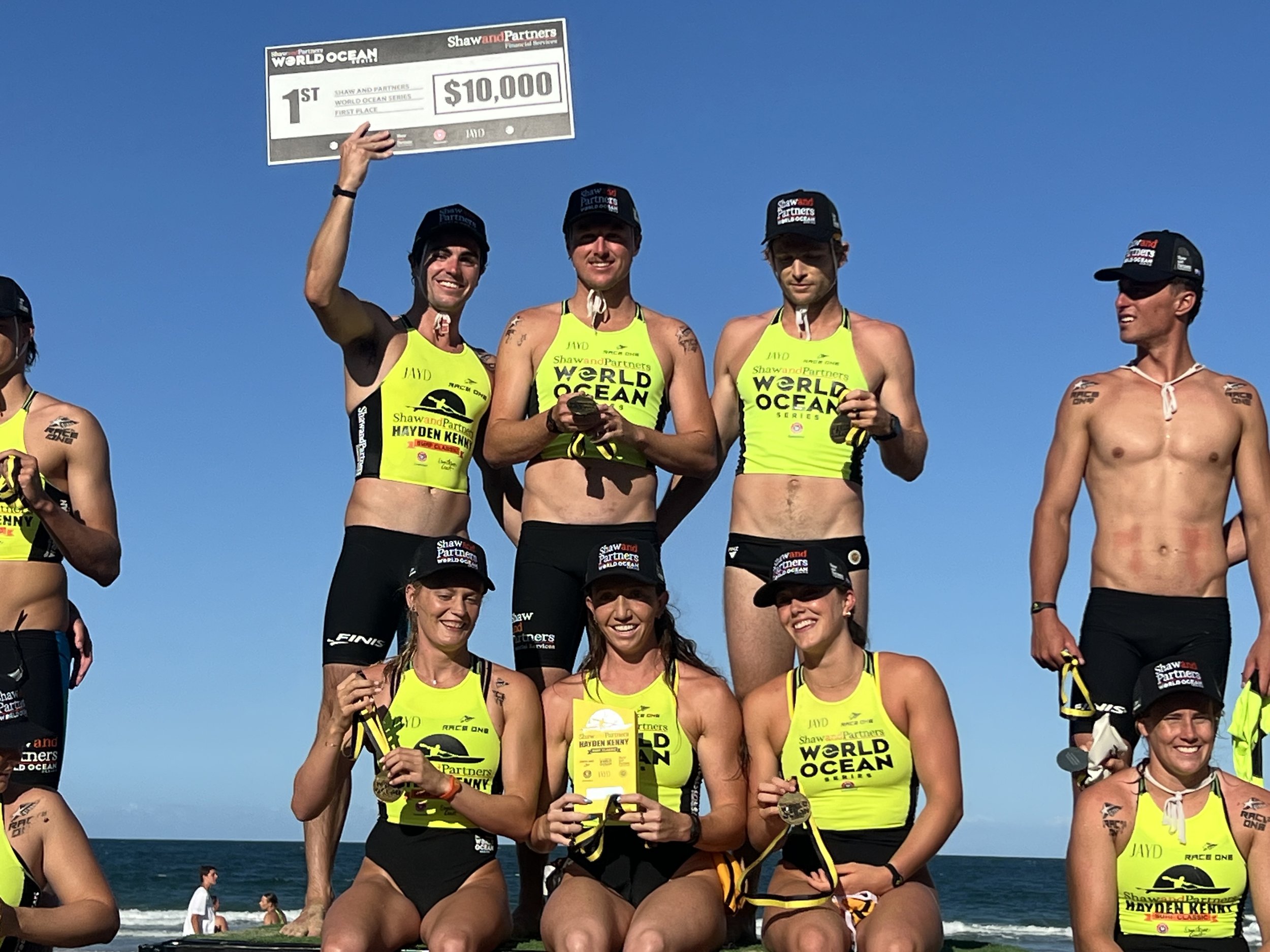 Alex Surf Club Open Mixed Taplin Team - Proudly Supported by SurfEdge Physiotherapy