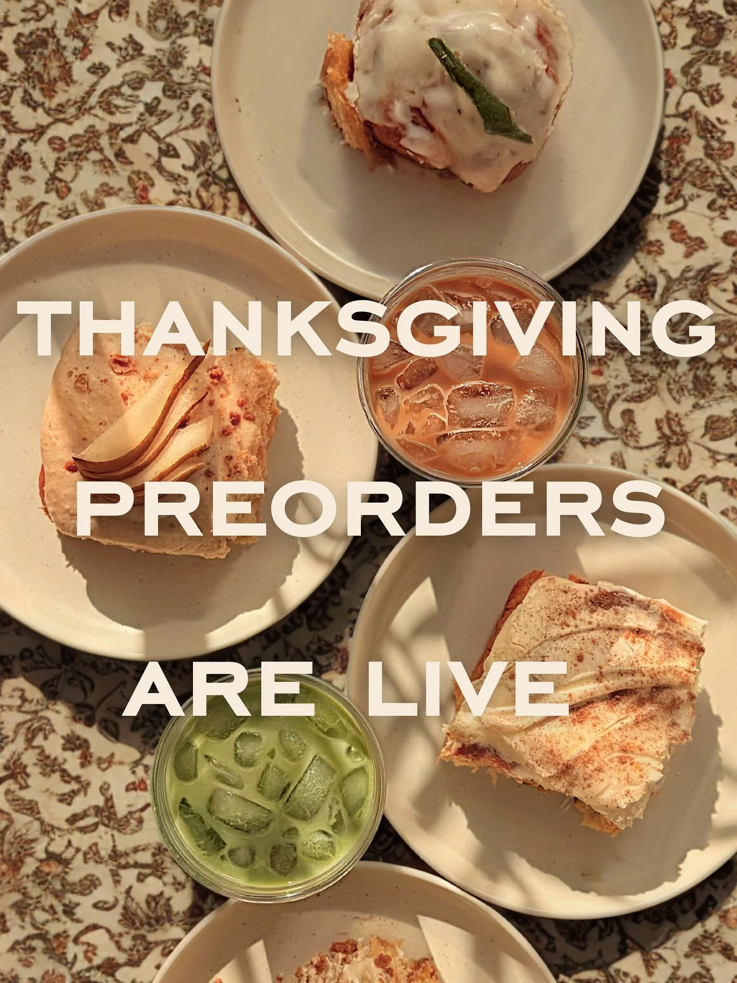 Thanksgiving preorders are live friendsss ✨
If you want Ca&ntilde;a on your table this year, we&rsquo;ve got you covered.

Here&rsquo;s what we&rsquo;re baking for the holiday:

👉🏼 Thanksgiving Cookie Box (6)
Our bestsellers, all in one box.

👉🏼 