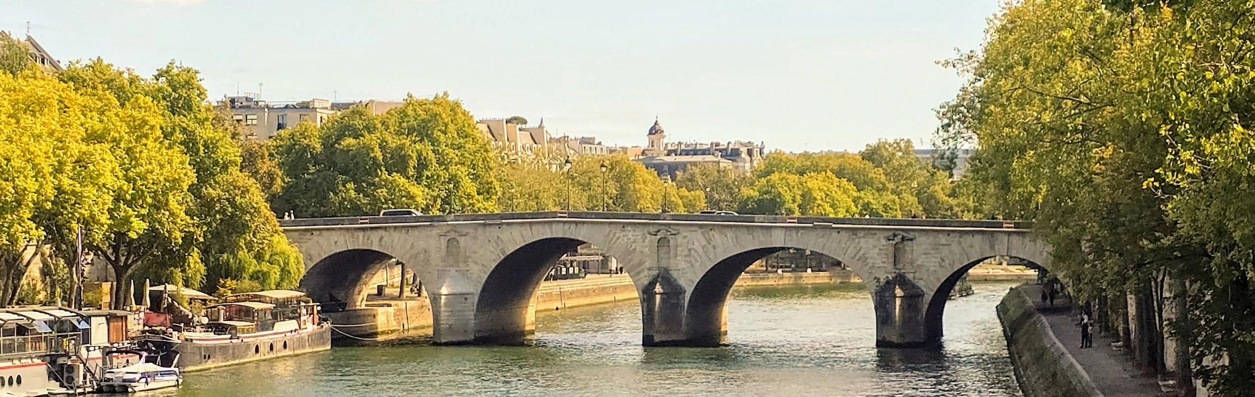 bridge over european river