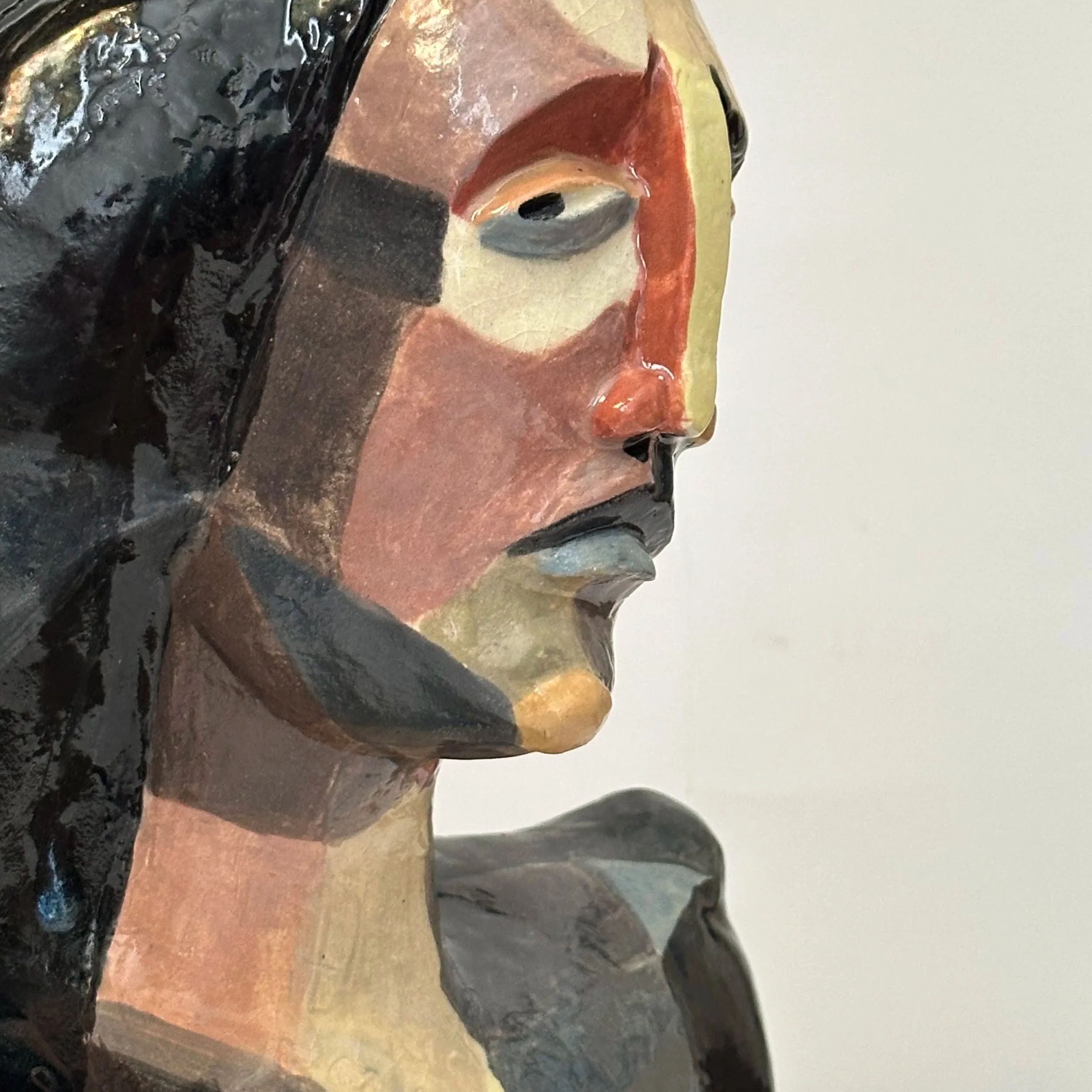 Ceramic sculpture "Holding Form"