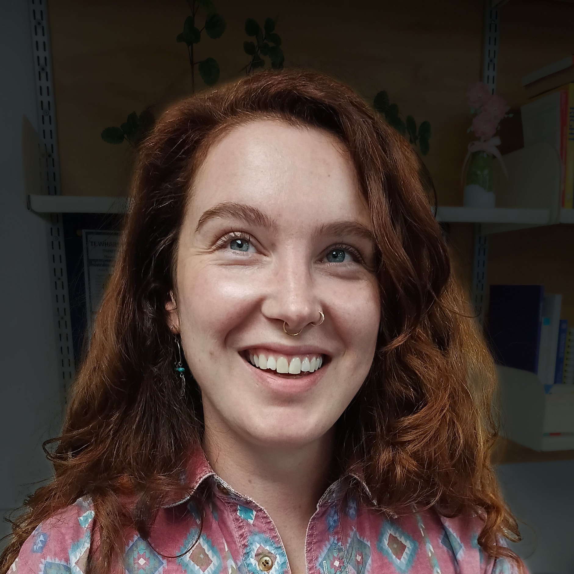 Photo of person with long ginger hair