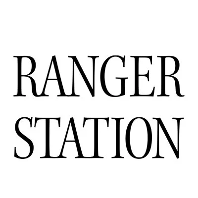 Text saying 'RANGER STATION' in black font on a white background.