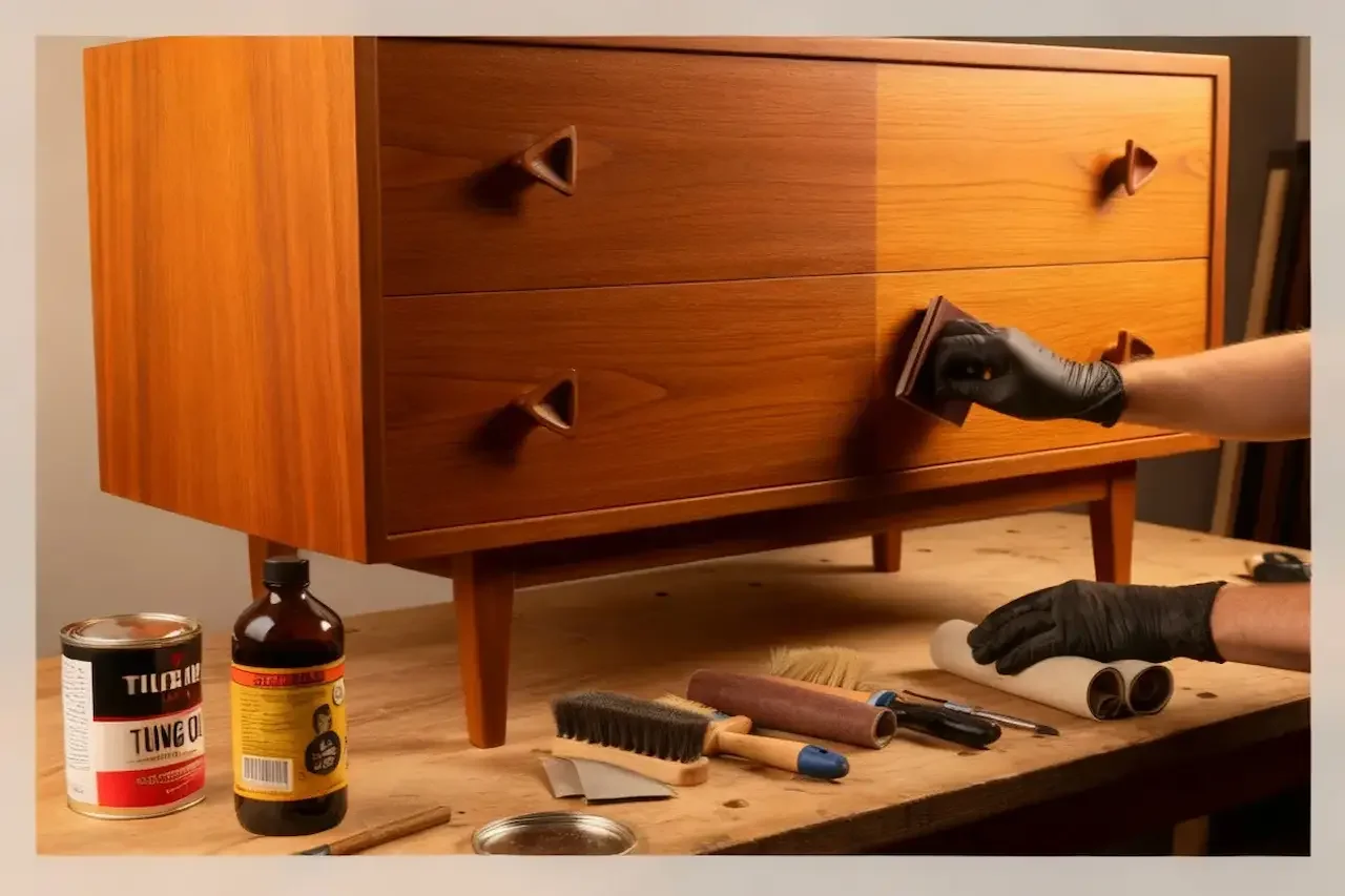 Can mid century furniture be restored without losing its original value?