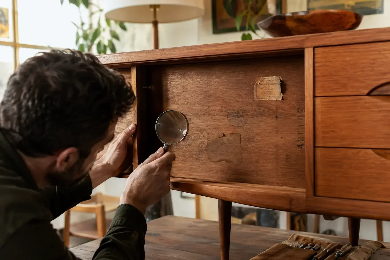 How to Identify Genuine Mid-Century Furniture: Makers’ Marks, Stamps &amp; Labels