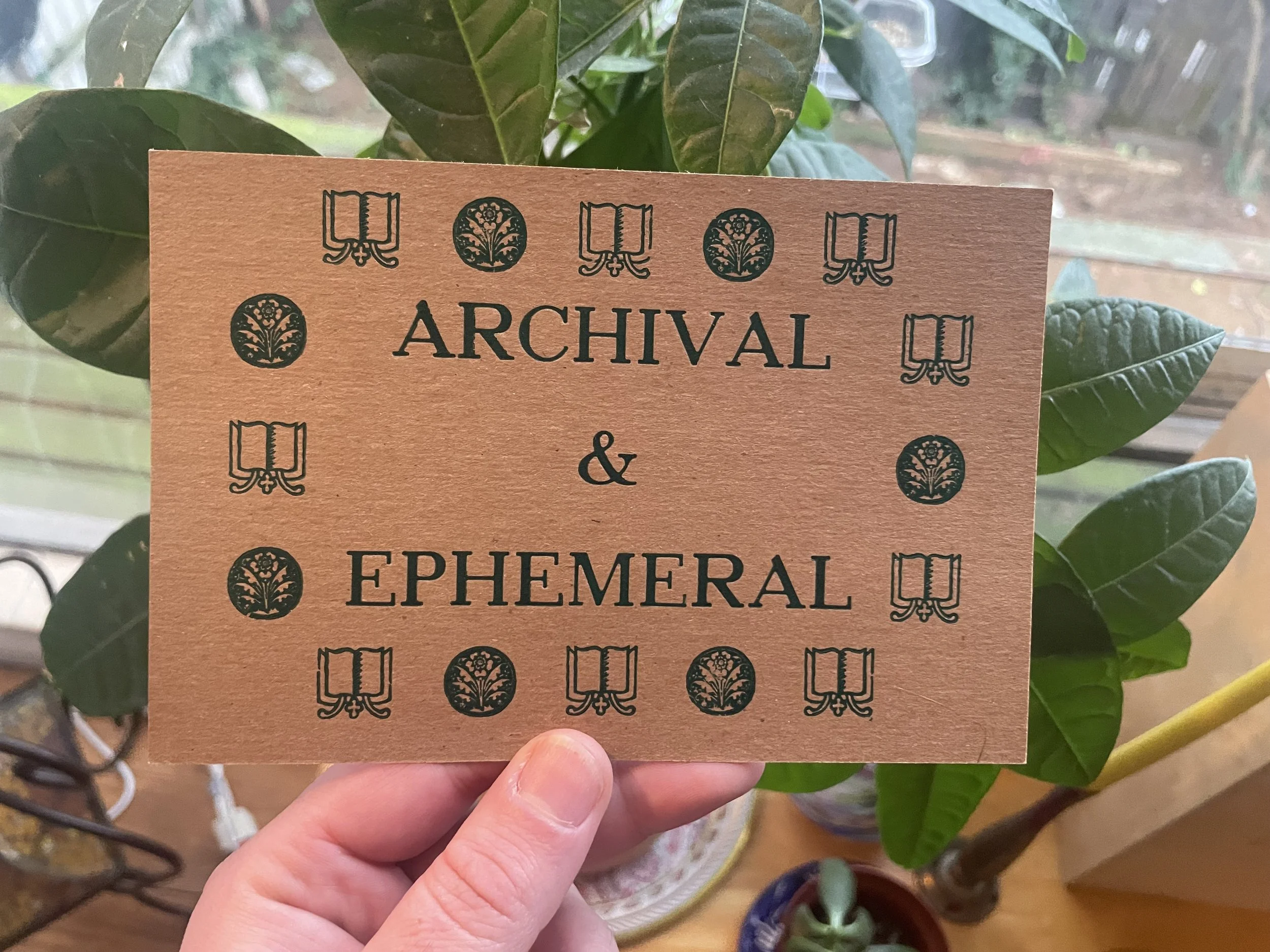 Archival & Ephemeral 2025