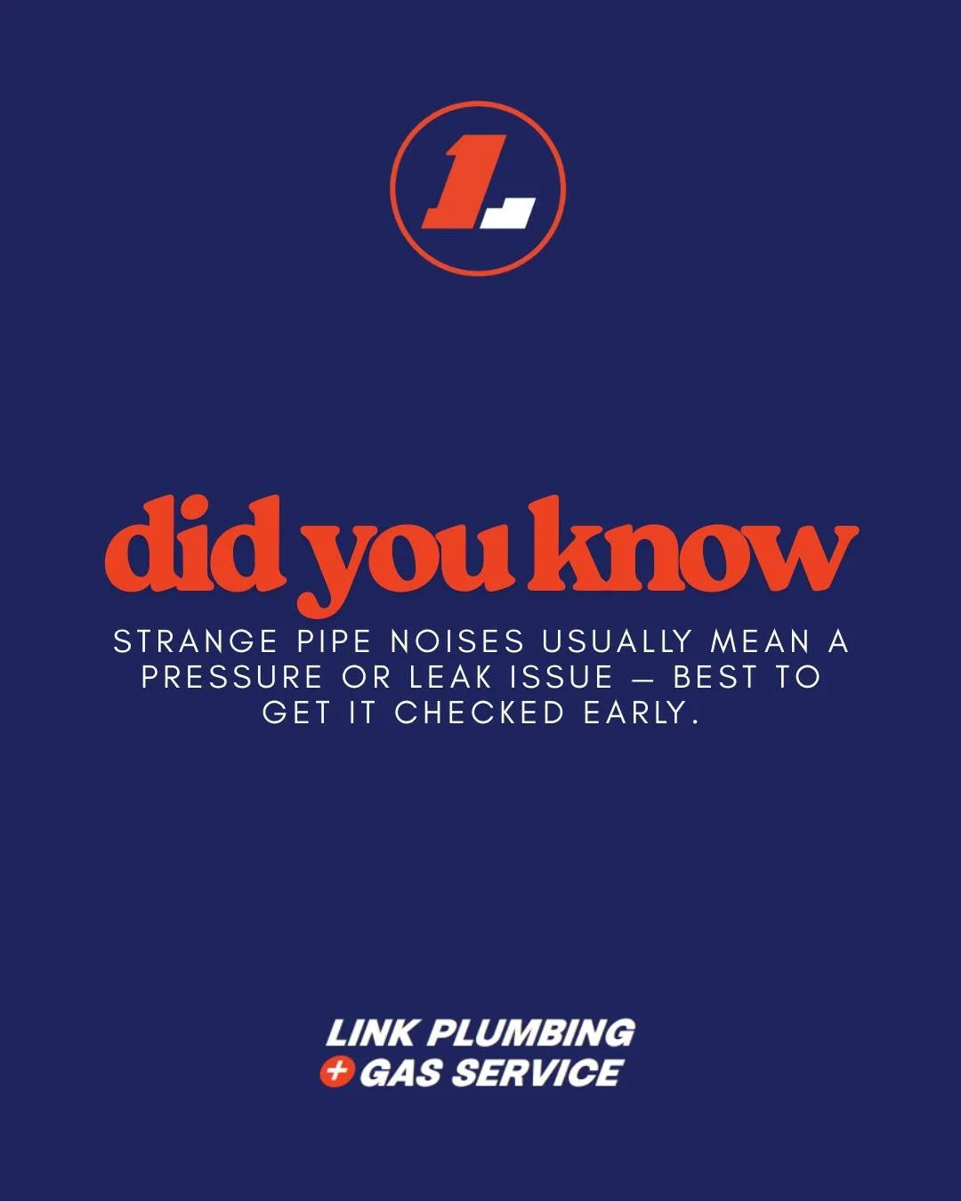 Hearing strange noises in your pipes? 💦

That&rsquo;s your plumbing&rsquo;s way of saying, "its time to get me checked". 

Call us today for same day service (08) 6252 0326 📞