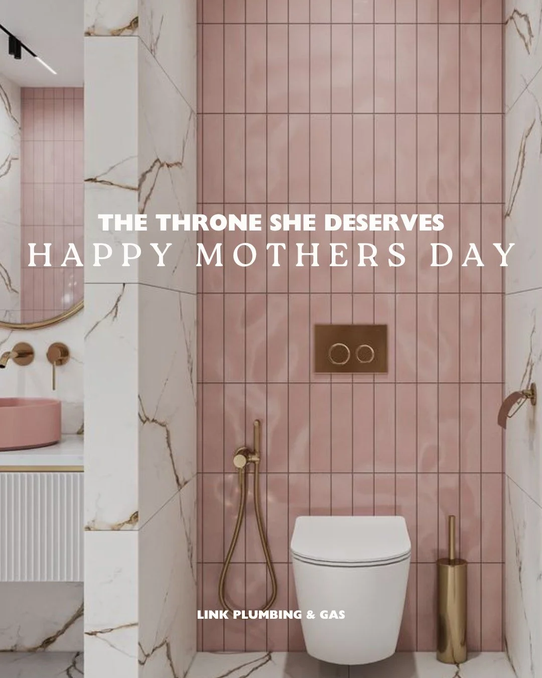Happy Mother&rsquo;s Day from the Link Plumbing Team! To all the mums out there&mdash;we hope your day is as special as you are. And if a bathroom renovation happens to be on your wishlist&hellip; we know a team. x

Image from Pinterest 📸