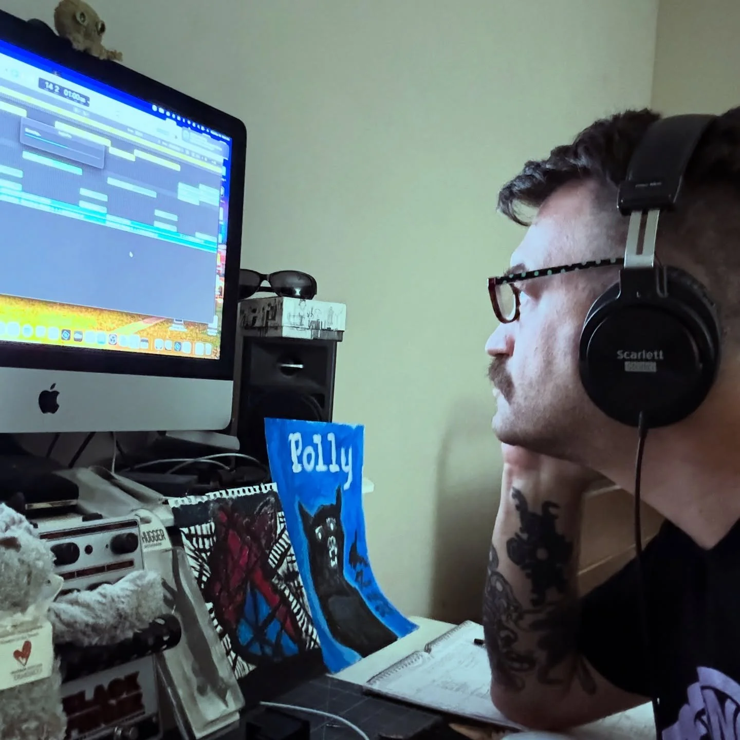 I said I wouldn&rsquo;t stop this time. I meant it.

I&rsquo;m working on a new song, possibly coming out in March. Unlike my last one, this one is going to be groovy and funky and it&rsquo;ll melt your brain.

Be ready when the time comes. #bass #ba