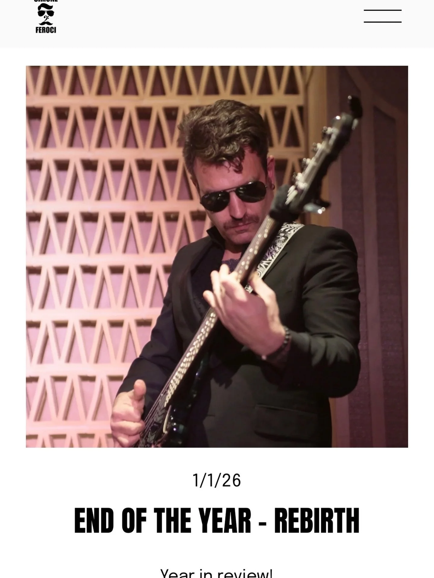 NEW BLOG ENTRY ALERT ‼️: 2025 year in review, what a crazy year it&rsquo;s been! Looking forward to an even crazier 2026! Blog available on my website, link in bio! #musicblog #musicblogger #bassplayermagazine #bassistsofinstagram #musiccareer