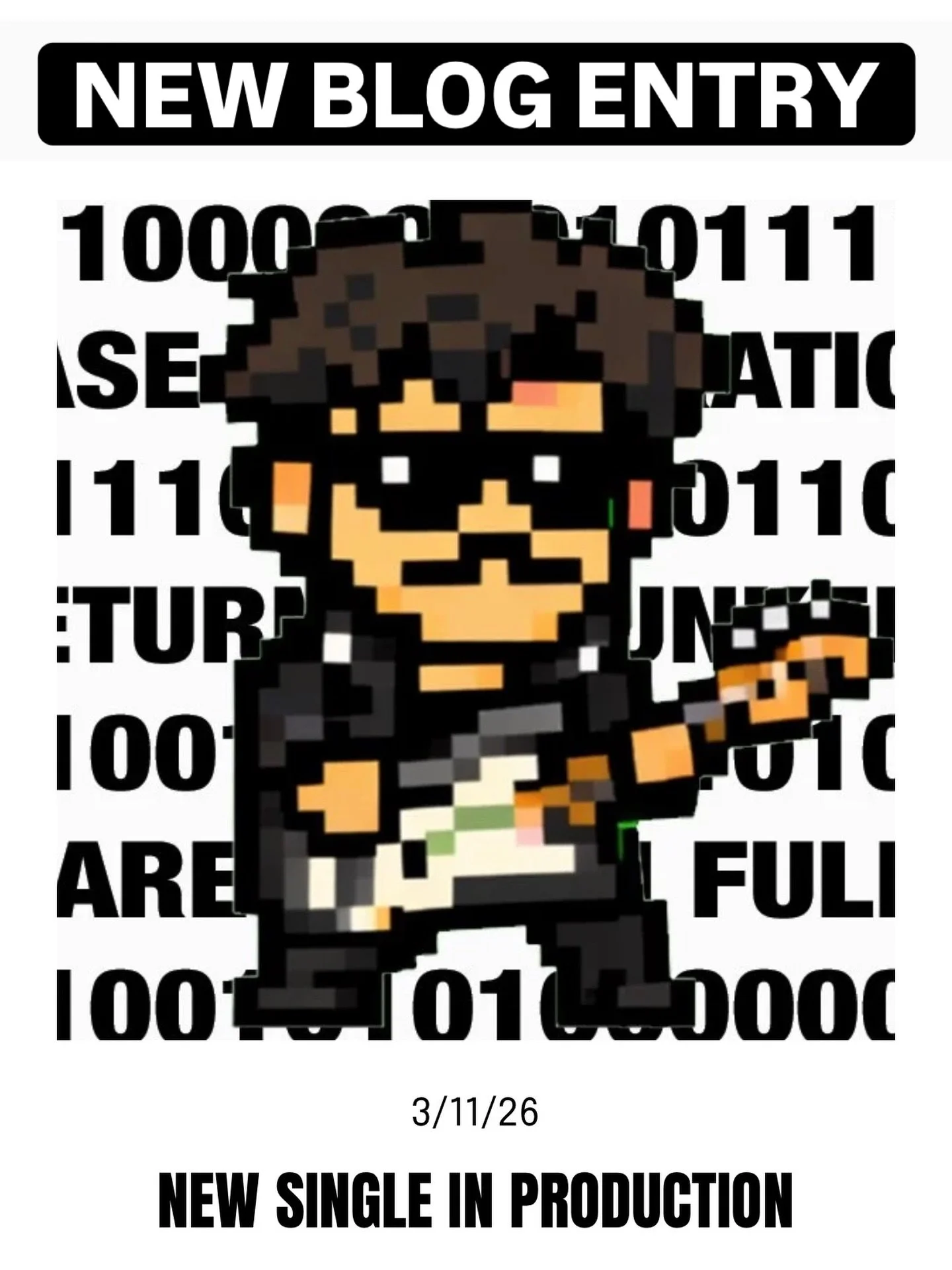 NEW BLOG ALERT: about the upcoming new single. Production has started, more details on the website. #musicbloggers #newsinglealert🚨 #bassists #comingsoon❤️