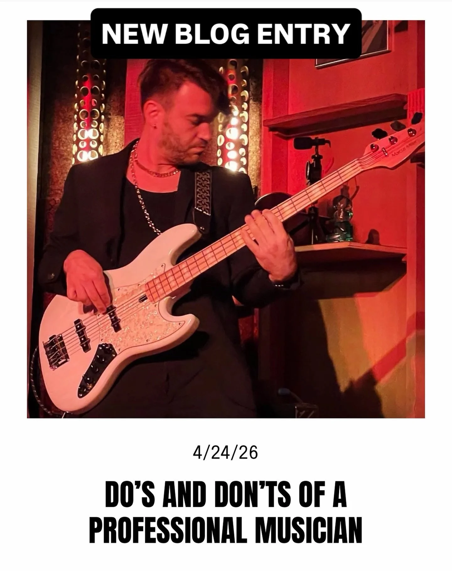 This is for my fellow musician friends striving to get work in the industry. Basically just steps that separate an amateur musician from a professional one. Let me know if I missed anything, blog available on my website! #musicbusiness101 #musicblogs