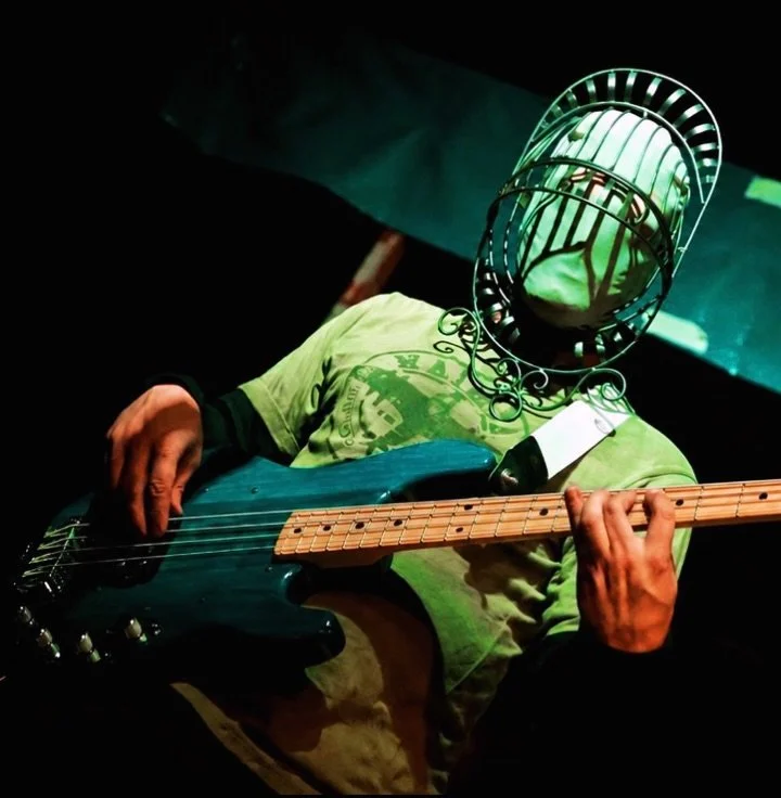 #tbt2013 I always loved wearing weird stuff on stage! This was 13 years ago, playing with Kalevala HMS at a folk metal festival in Italy. What a crazy life! #ᴛʜʀᴏᴡʙᴀᴄᴋᴛʜᴜʀsᴅᴀʏ #basspic #musicianlıfe #stageoutfit