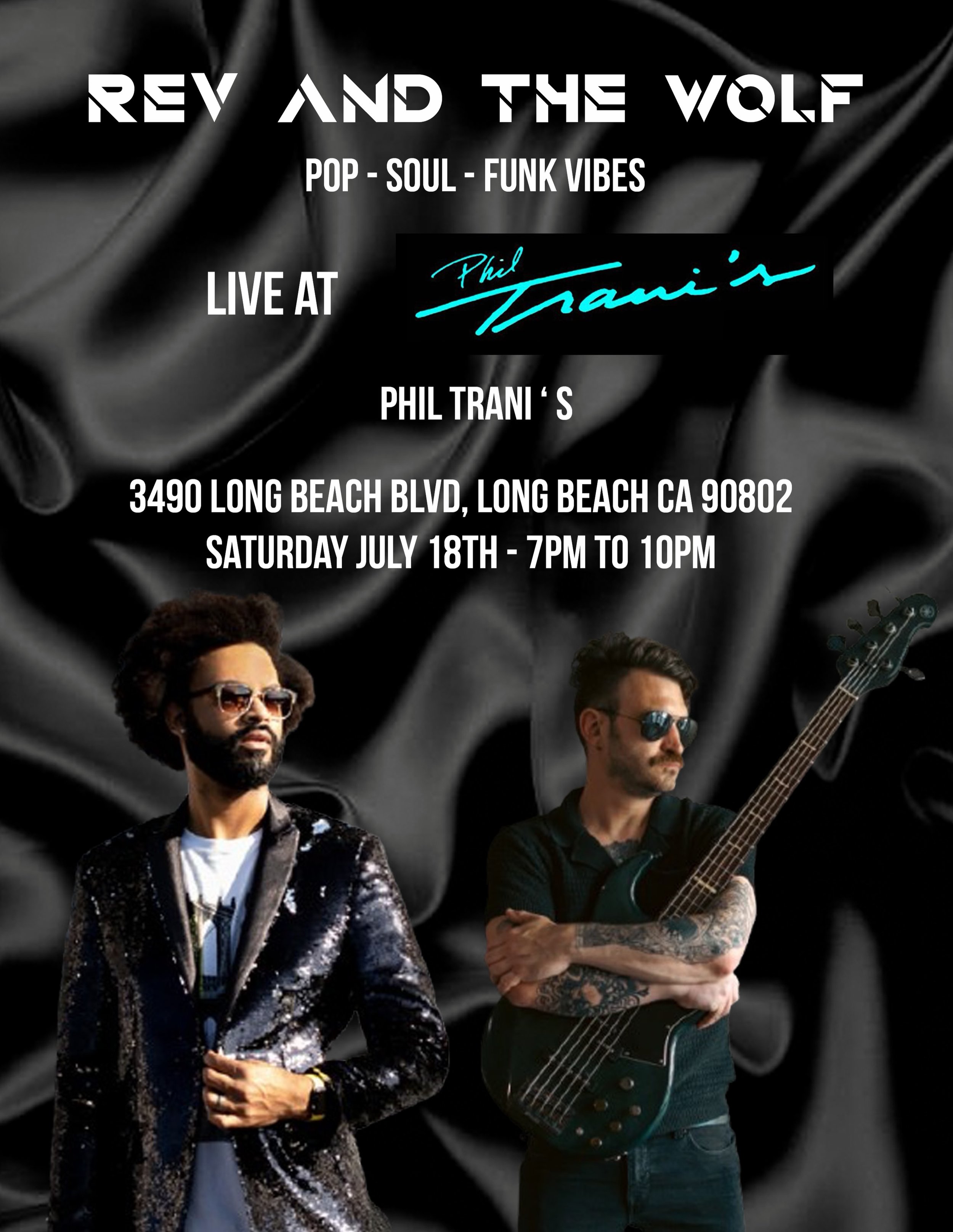 @revdrmusic and @simoneferociofficial will take the stage once again at @philtranis this Saturday, July 18th! Call ahead to reserve a table! #longbeachmusic #livemusicinlongbeach #longbeqchmusicscene #soulmusiclives #gigalerts