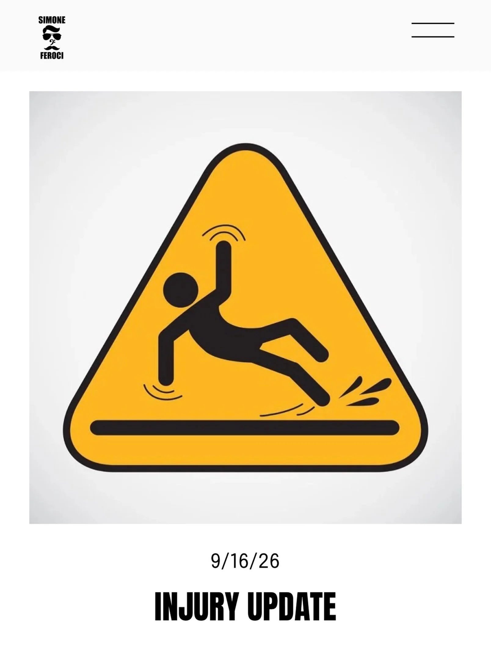NEW BLOG ENTRY (thought it&rsquo;d be funny to use this audio lol)

An update on my current situation after the injury I sustained at work. I&rsquo;m trying to stay positive, while I wait for things to be cleared for surgery.

I will be back. Blog on
