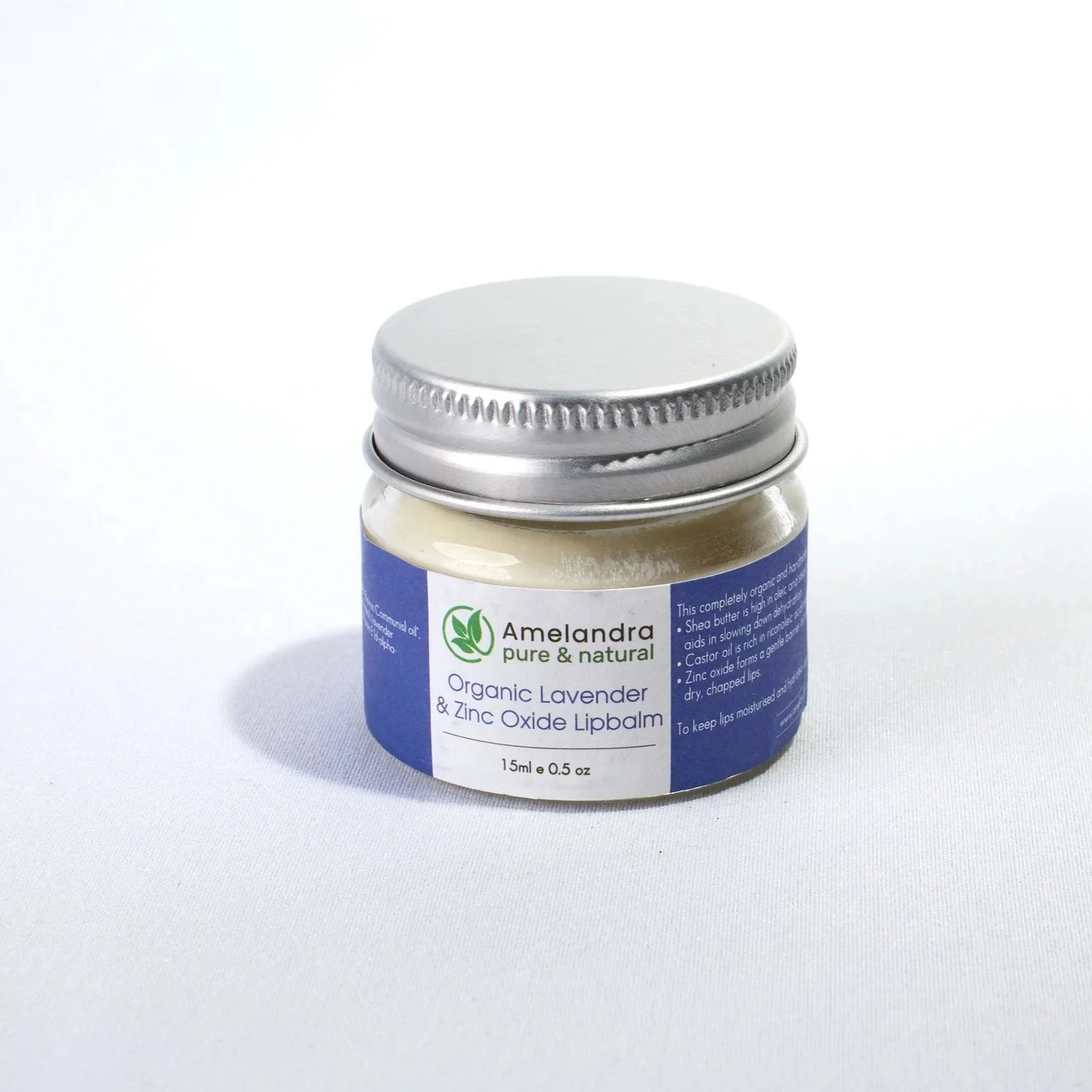 Organic Lip Balm - Lavender & Zinc Oxide