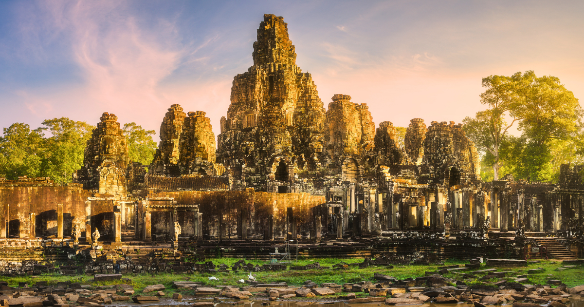 Angkor Wat opens at 5:00am year round, giving visitors a comfortable window to settle in before the sun rises behind the towers.