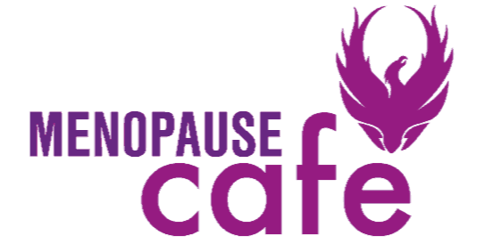 Menopause Cafe logo in purple