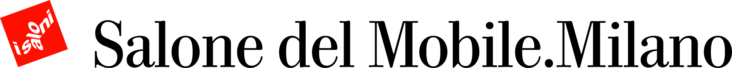 Logo for Isaloni Salone del Mobile.Milano, an international furniture and design fair in Milan.