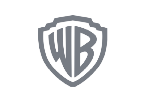 Warner Bros. logo featuring a shield shape with the initials WB in the center.