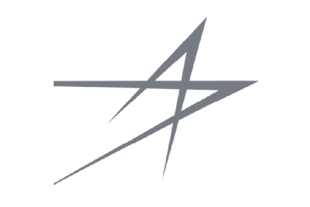 An artistic, stylized letter A drawn with gray lines on a white background.