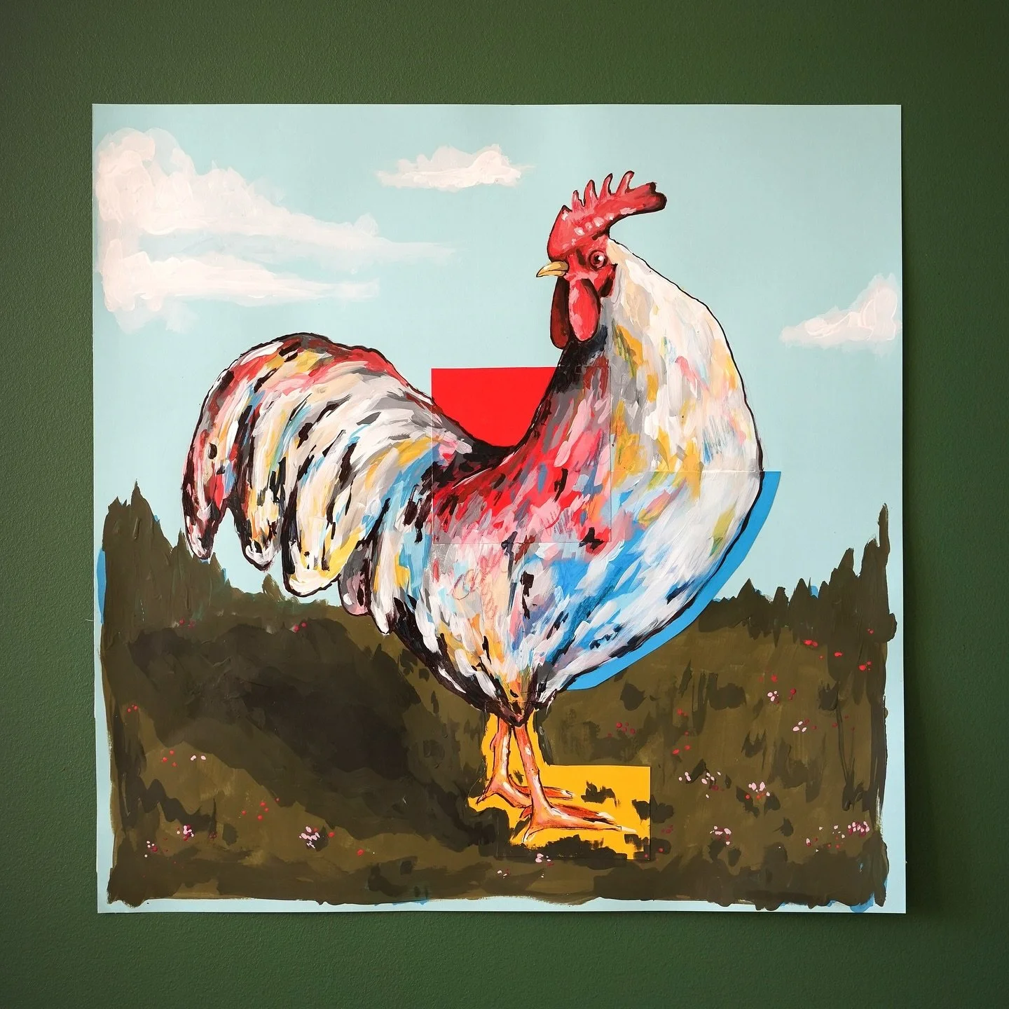 The start of a new direction for my style of painting, merging the bold use of colour in past works with the detail that I love to get lost in. 

 More to come soon :)