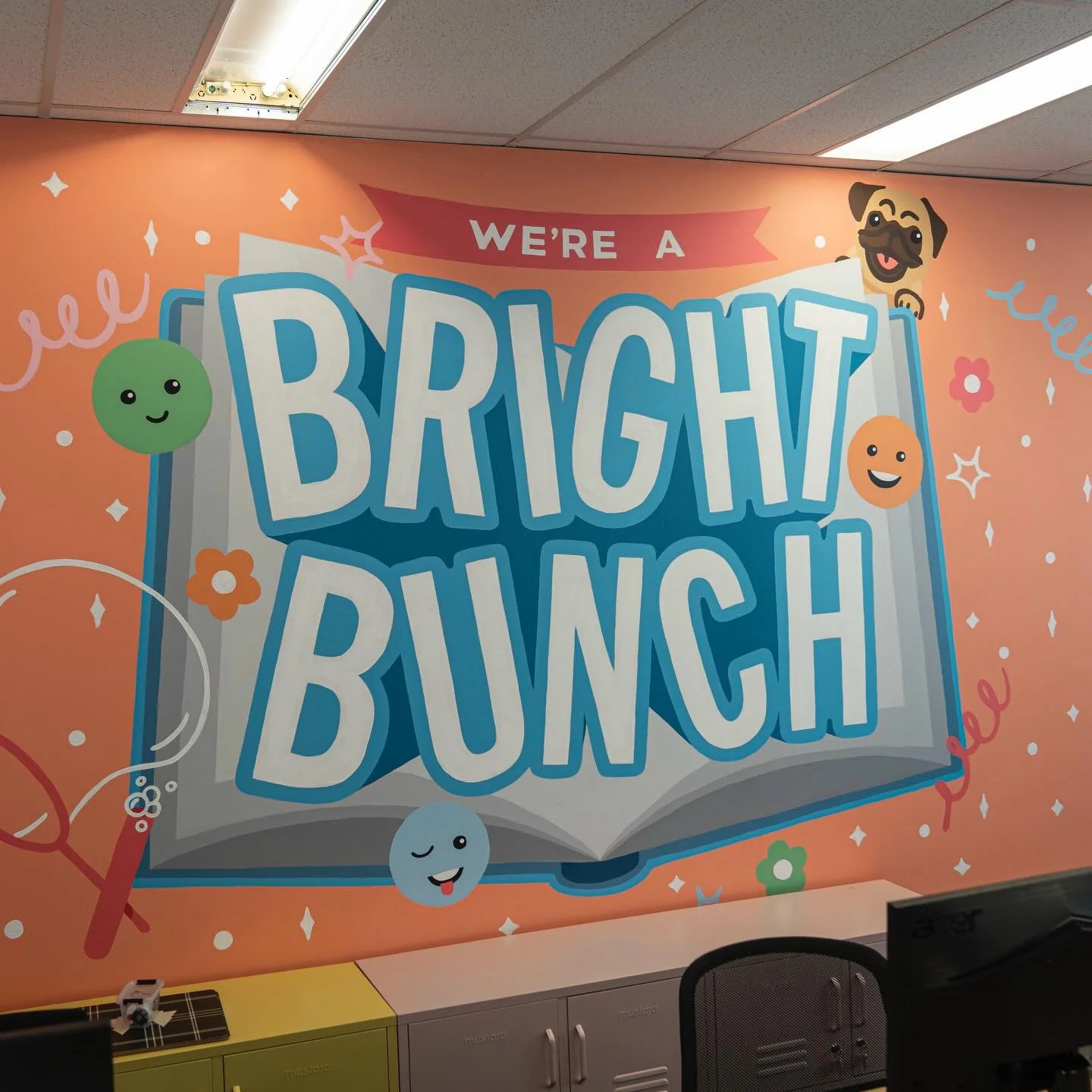 Towards the end of last year, I worked on a mural for Bright Bunch Therapy that I&rsquo;m really proud of! 

Shoutout to @calebstent for the awesome collaboration. Such an awesome job, couldn&rsquo;t have asked for it any other way!!!