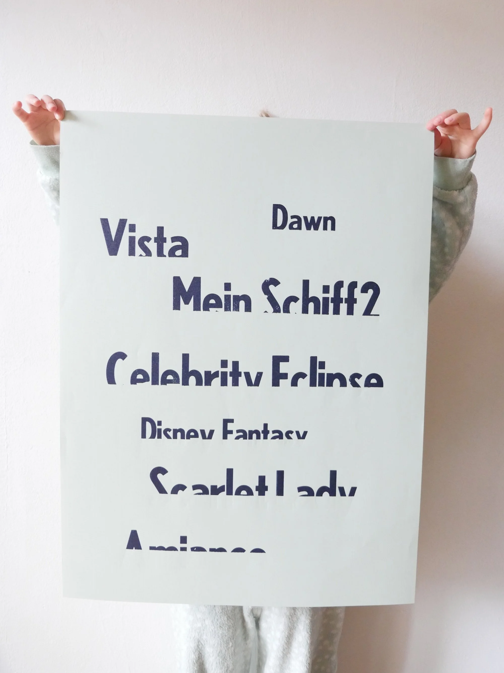 beautiful names of polluting cruise ships