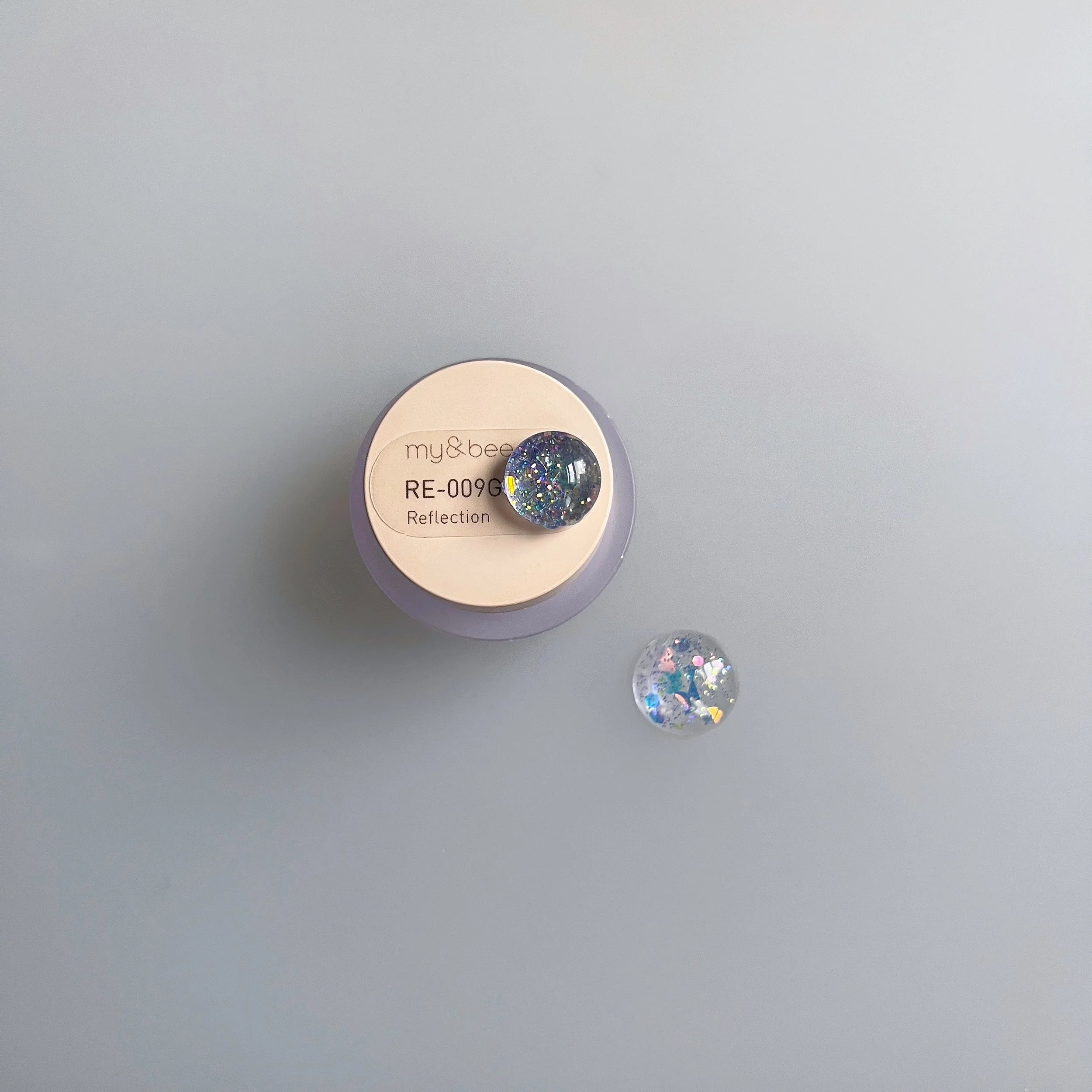 Blue Tweed Nail Art Gel Bundle | Chrome and Glitter Gel Kit | Mellow Edit Nail Supply and Education | Blue Holographic Glitter Art Gel