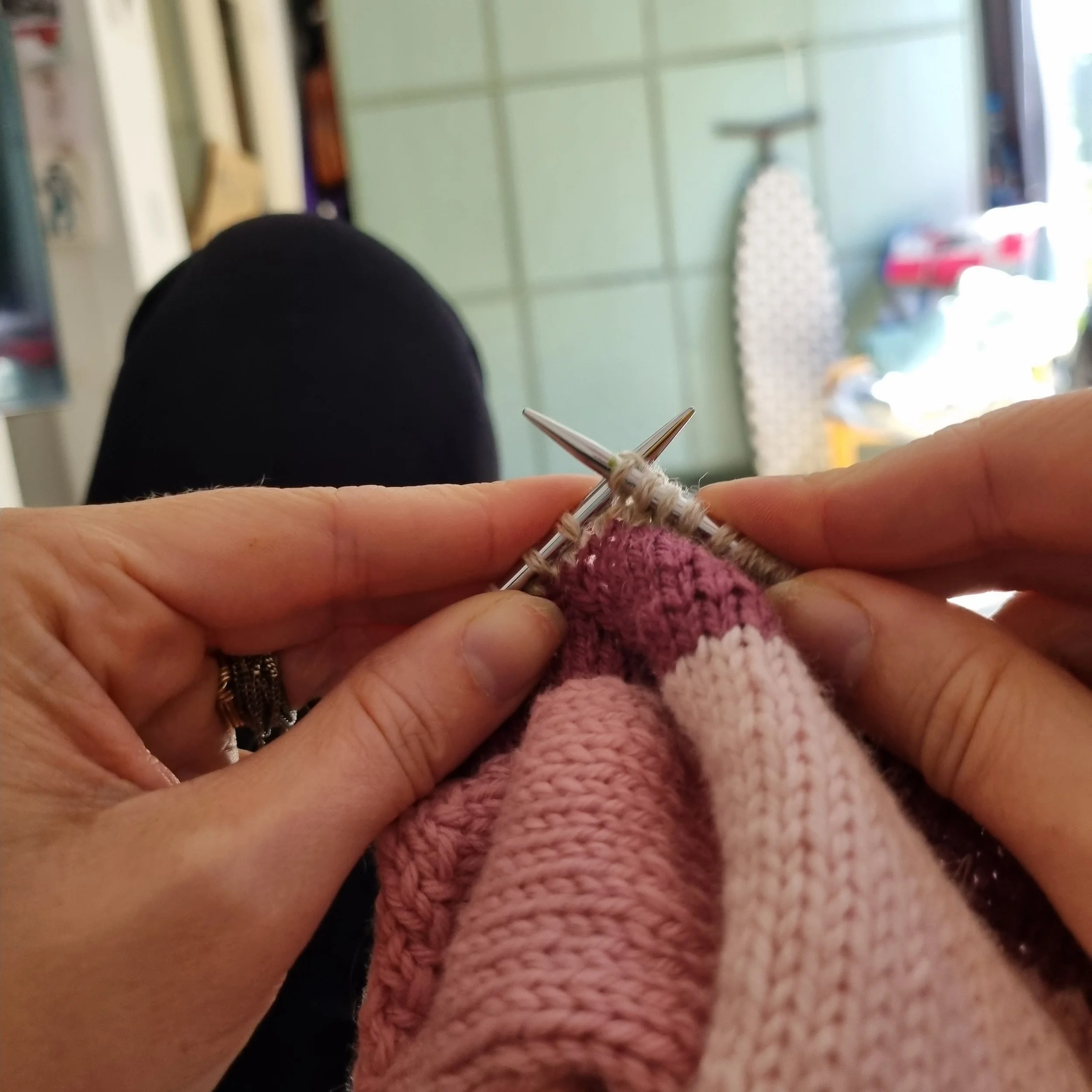 Knitting is…a Moment of Peace