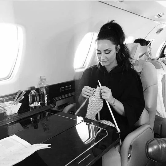 Demi Lovato Knitting.jpg