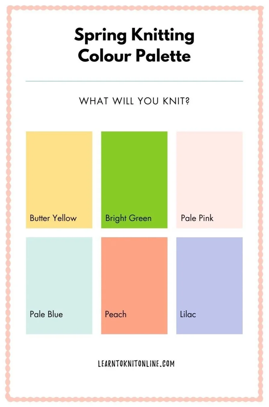 Spring Colour Palette to Inspire Knitters