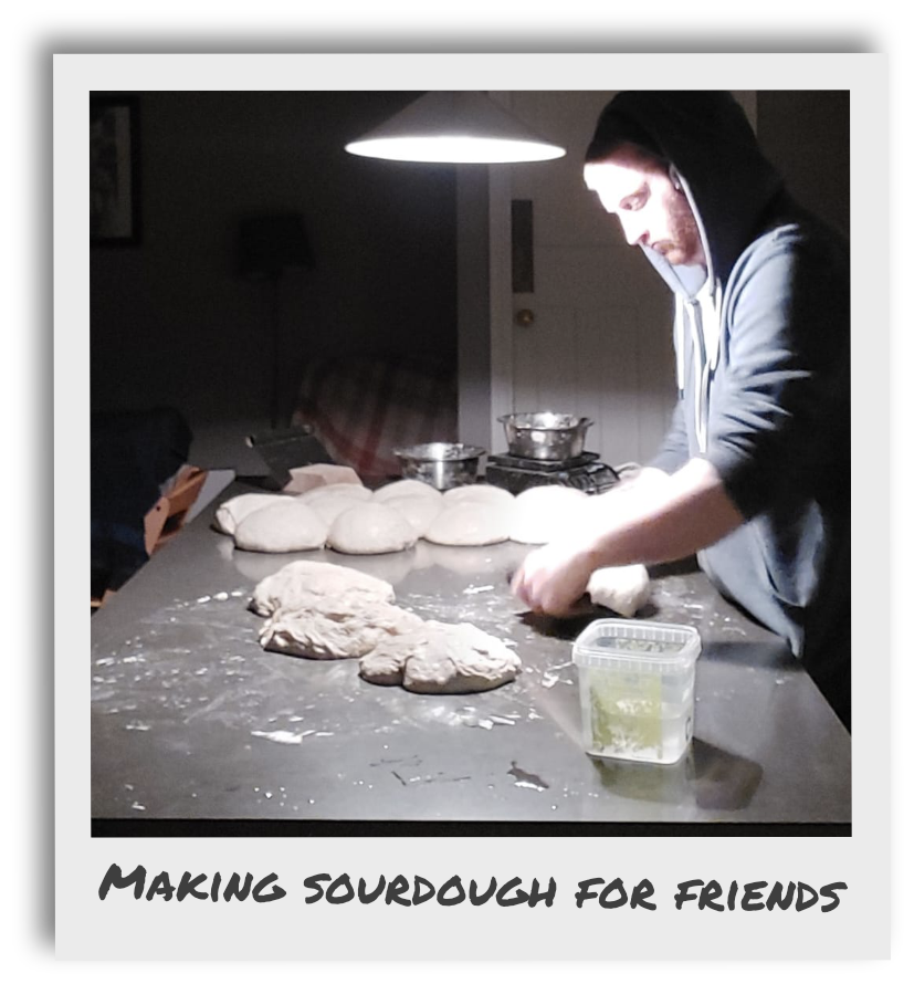 During lockdown #2, I started baking sourdough for friends.
