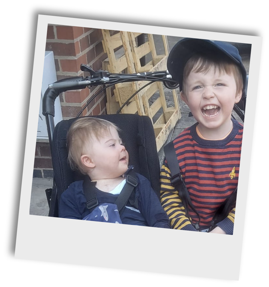 It got so busy, I quickly swapped the trolley for a family bike.