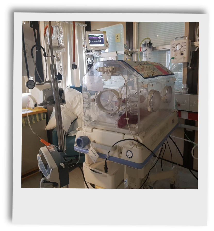 Our son was born prematurely and was very unwell, which meant we were in and out of the hospital.