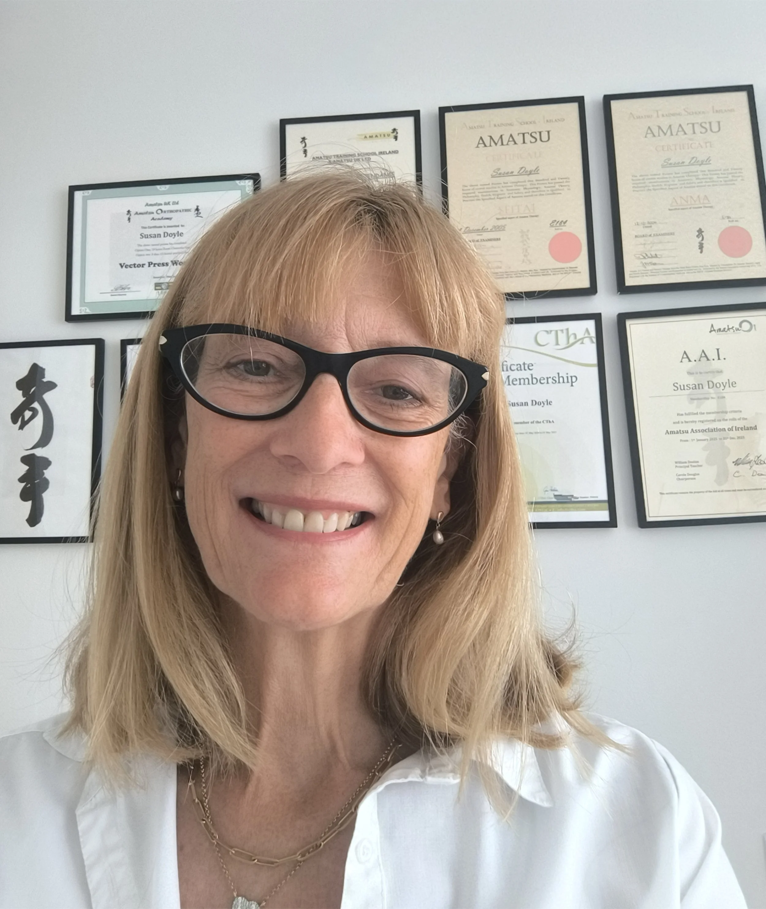 Susan Doyle AAI registered Amatsu Practitioner