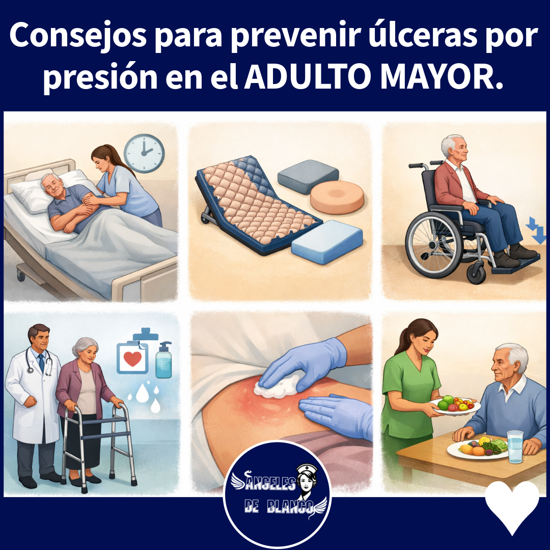 Consejos para prevenir úlceras por presión.