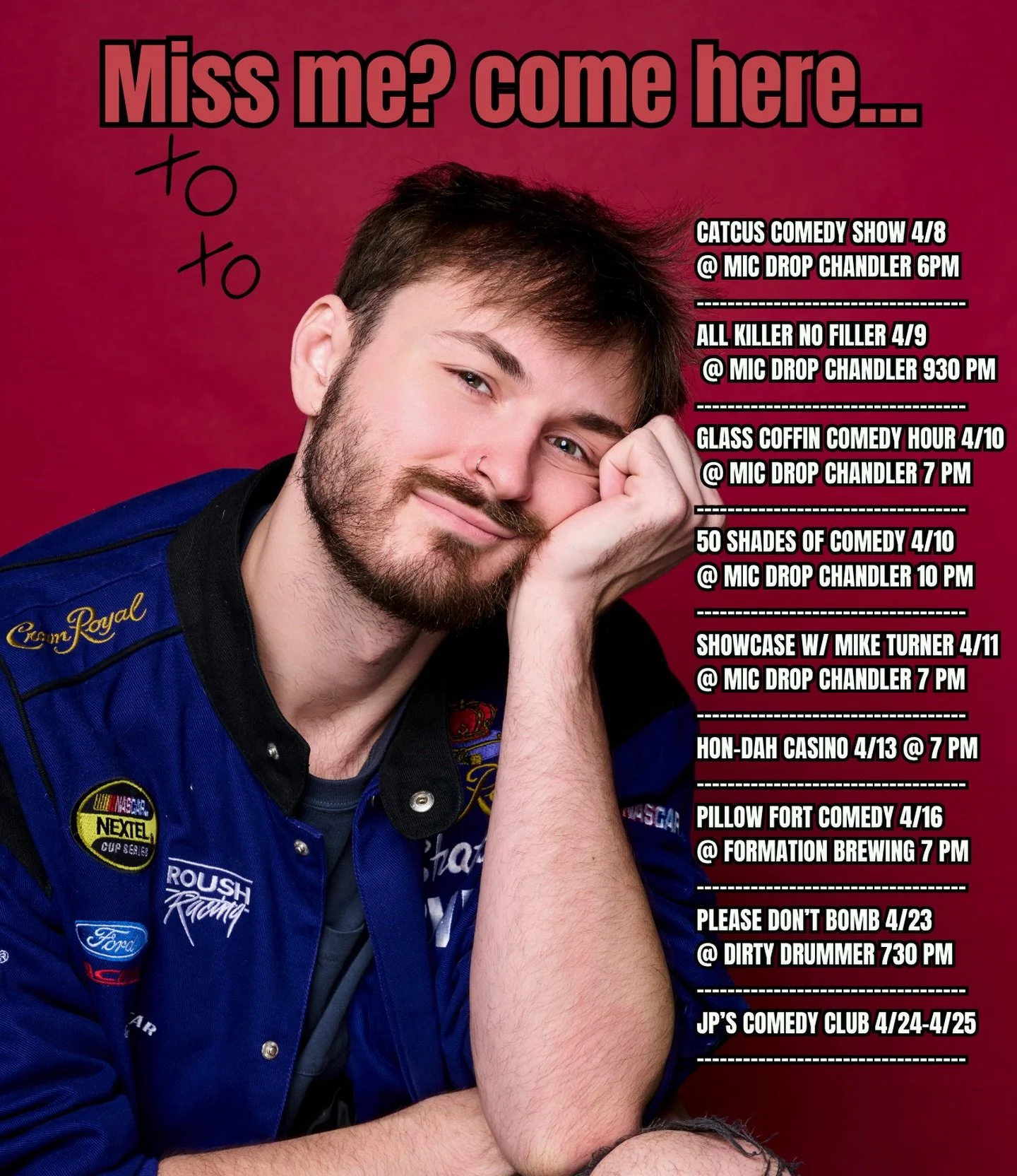 Please enjoy the bowling for soup throwback as you contemplate which show to come to this month, excited to see you &hearts;️ are you coming?