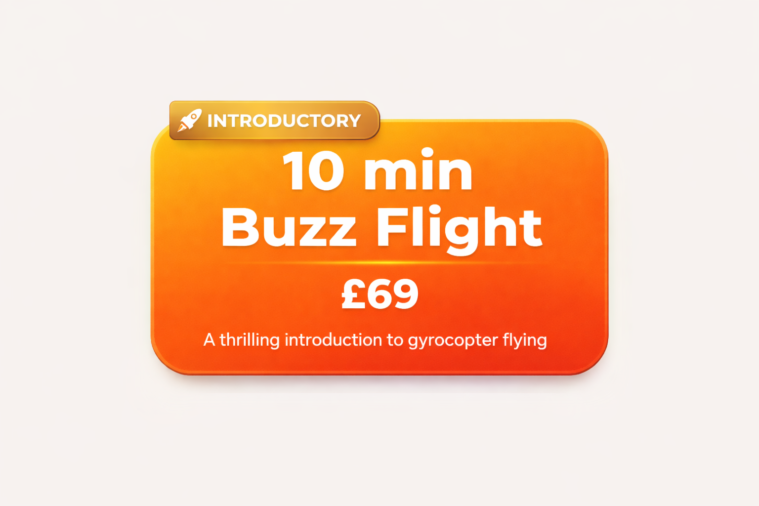 Click to book 10 min flight