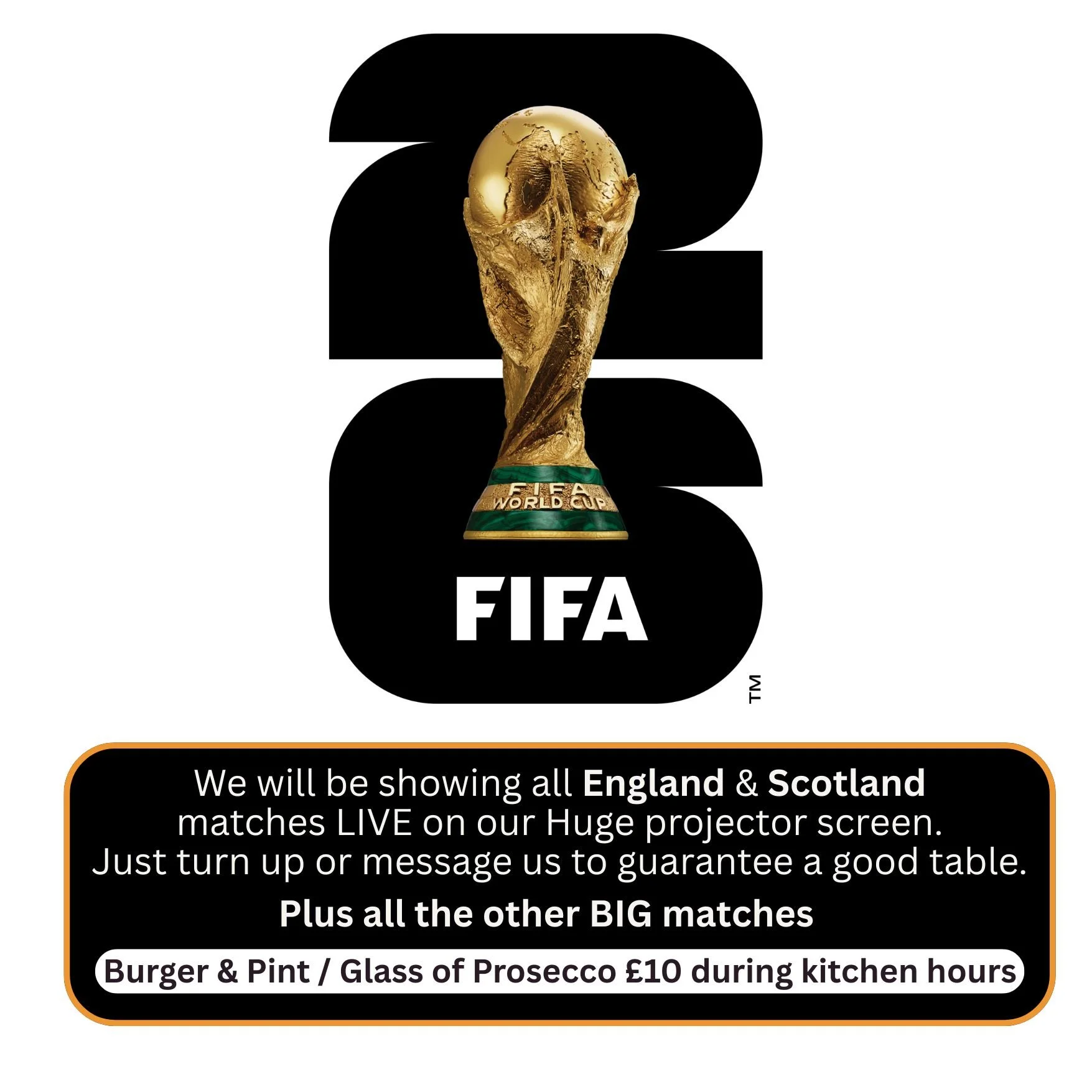 We are ALL IN on the ⚽⚽WORLD CUP⚽⚽ and our screen is extra large. If you want to guarantee a table email us :  bookings@no28newcastle.co.uk  or just turn up.