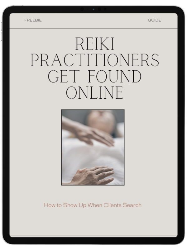 Cover Reiki Practitioners Get found Online